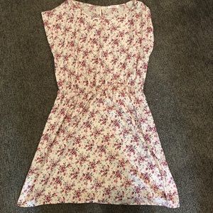 Pink blush floral summer dress